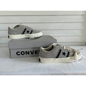 NWT Converse Mens One Star Academy Pro Suede Gray Low Sneakers Lace Up Size 7